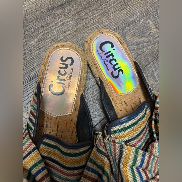 Circus by Sam Edelman Striped Bow Mules - Picture 2 of 13
